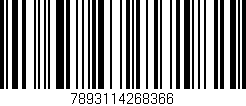 Código de barras (EAN, GTIN, SKU, ISBN): '7893114268366'
