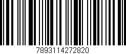 Código de barras (EAN, GTIN, SKU, ISBN): '7893114272820'