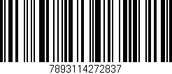 Código de barras (EAN, GTIN, SKU, ISBN): '7893114272837'