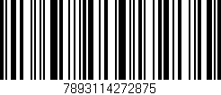 Código de barras (EAN, GTIN, SKU, ISBN): '7893114272875'