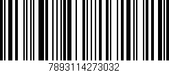 Código de barras (EAN, GTIN, SKU, ISBN): '7893114273032'