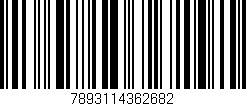 Código de barras (EAN, GTIN, SKU, ISBN): '7893114362682'