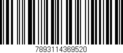 Código de barras (EAN, GTIN, SKU, ISBN): '7893114369520'