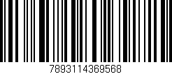 Código de barras (EAN, GTIN, SKU, ISBN): '7893114369568'