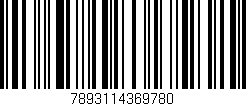 Código de barras (EAN, GTIN, SKU, ISBN): '7893114369780'