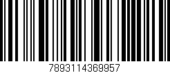 Código de barras (EAN, GTIN, SKU, ISBN): '7893114369957'