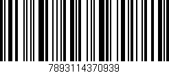 Código de barras (EAN, GTIN, SKU, ISBN): '7893114370939'