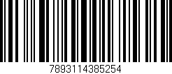 Código de barras (EAN, GTIN, SKU, ISBN): '7893114385254'