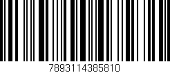 Código de barras (EAN, GTIN, SKU, ISBN): '7893114385810'