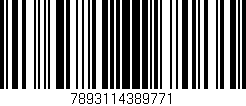 Código de barras (EAN, GTIN, SKU, ISBN): '7893114389771'