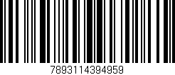 Código de barras (EAN, GTIN, SKU, ISBN): '7893114394959'