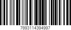 Código de barras (EAN, GTIN, SKU, ISBN): '7893114394997'