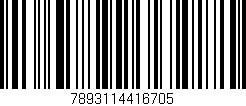 Código de barras (EAN, GTIN, SKU, ISBN): '7893114416705'