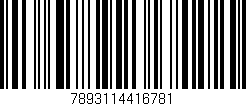 Código de barras (EAN, GTIN, SKU, ISBN): '7893114416781'