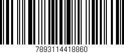 Código de barras (EAN, GTIN, SKU, ISBN): '7893114418860'