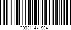 Código de barras (EAN, GTIN, SKU, ISBN): '7893114419041'