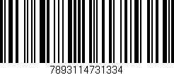 Código de barras (EAN, GTIN, SKU, ISBN): '7893114731334'