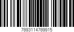 Código de barras (EAN, GTIN, SKU, ISBN): '7893114789915'