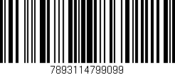 Código de barras (EAN, GTIN, SKU, ISBN): '7893114799099'