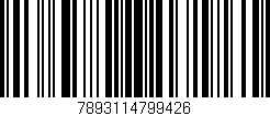 Código de barras (EAN, GTIN, SKU, ISBN): '7893114799426'