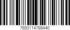 Código de barras (EAN, GTIN, SKU, ISBN): '7893114799440'