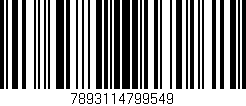 Código de barras (EAN, GTIN, SKU, ISBN): '7893114799549'