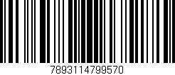Código de barras (EAN, GTIN, SKU, ISBN): '7893114799570'