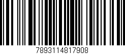 Código de barras (EAN, GTIN, SKU, ISBN): '7893114817908'