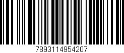 Código de barras (EAN, GTIN, SKU, ISBN): '7893114954207'