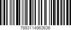Código de barras (EAN, GTIN, SKU, ISBN): '7893114963636'