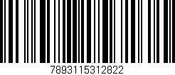 Código de barras (EAN, GTIN, SKU, ISBN): '7893115312822'