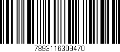 Código de barras (EAN, GTIN, SKU, ISBN): '7893116309470'
