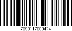 Código de barras (EAN, GTIN, SKU, ISBN): '7893117809474'