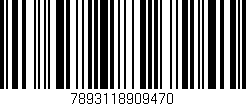 Código de barras (EAN, GTIN, SKU, ISBN): '7893118909470'