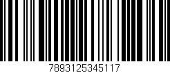 Código de barras (EAN, GTIN, SKU, ISBN): '7893125345117'