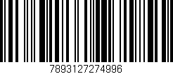Código de barras (EAN, GTIN, SKU, ISBN): '7893127274996'