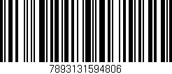 Código de barras (EAN, GTIN, SKU, ISBN): '7893131594806'