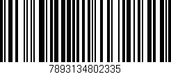 Código de barras (EAN, GTIN, SKU, ISBN): '7893134802335'