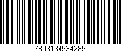 Código de barras (EAN, GTIN, SKU, ISBN): '7893134934289'