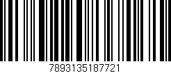 Código de barras (EAN, GTIN, SKU, ISBN): '7893135187721'