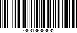 Código de barras (EAN, GTIN, SKU, ISBN): '7893136383962'
