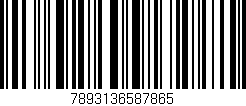 Código de barras (EAN, GTIN, SKU, ISBN): '7893136587865'
