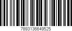 Código de barras (EAN, GTIN, SKU, ISBN): '7893136649525'