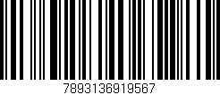 Código de barras (EAN, GTIN, SKU, ISBN): '7893136919567'