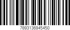 Código de barras (EAN, GTIN, SKU, ISBN): '7893136945450'