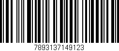 Código de barras (EAN, GTIN, SKU, ISBN): '7893137149123'