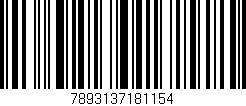 Código de barras (EAN, GTIN, SKU, ISBN): '7893137181154'