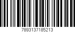 Código de barras (EAN, GTIN, SKU, ISBN): '7893137185213'
