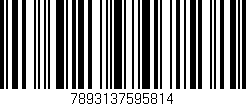 Código de barras (EAN, GTIN, SKU, ISBN): '7893137595814'