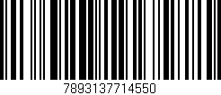 Código de barras (EAN, GTIN, SKU, ISBN): '7893137714550'